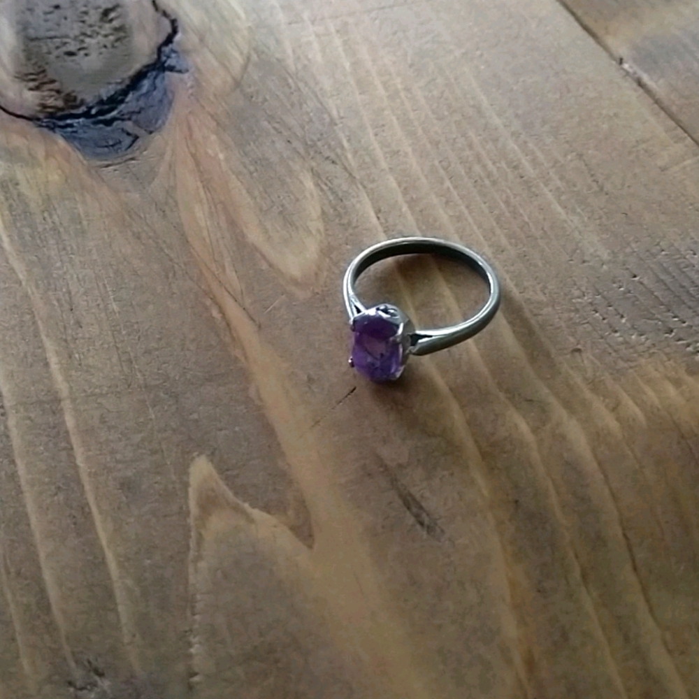 Amethyst Sterling Silver Ring